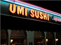 Sushi restaurant in San Diego serving "Uni", or urchin roe