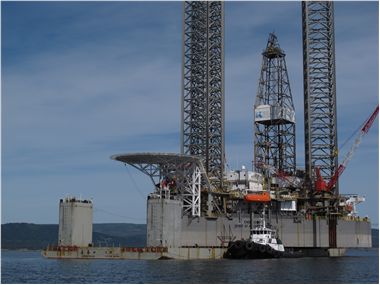 Jack-Up Drilling Rig "Endeavor", September 2012