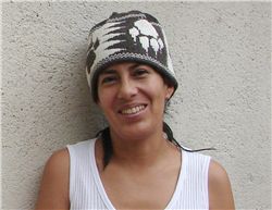 Patricia Espadero DVM in PF hat