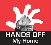 Hands Off My Home logo