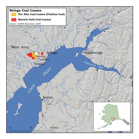 Proposed Chuitna Coal Mine, Southcentral Alaska