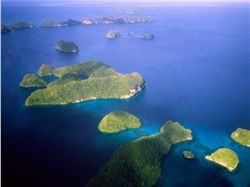 Aerial Rock Islands, Palau