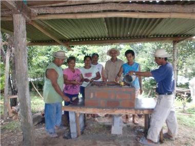 Fuel-efficient stove, Kitchen of Producer's Organization Panama canal watershed