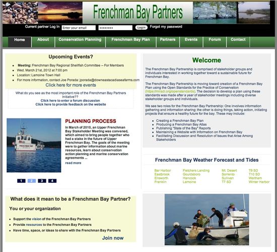 Frenchman Bay Homepage