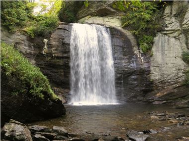 Looking Glass Falls, Pisgah National Forest.