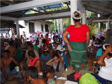 Community celebration on Pohnpei, Federated States of Micronesia