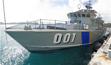 Palau enforcement vessel