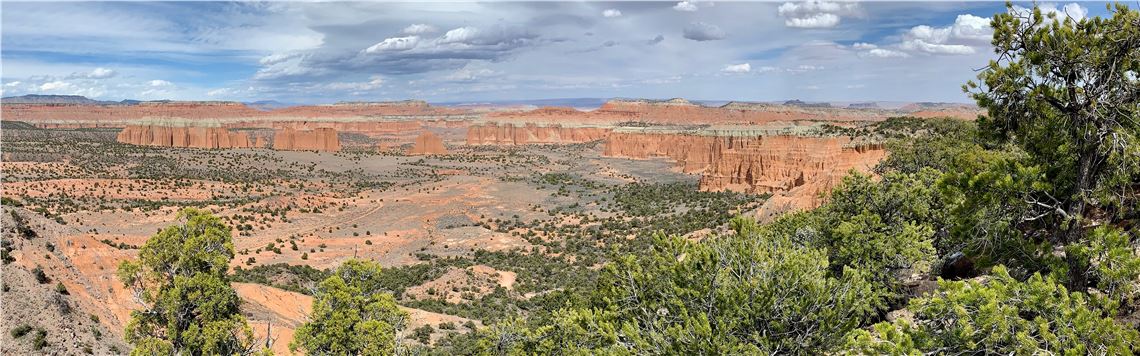 Upper Cathedral Valley Overlook, Capitol Reef