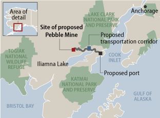 Pebble Mine Transportation Corridor