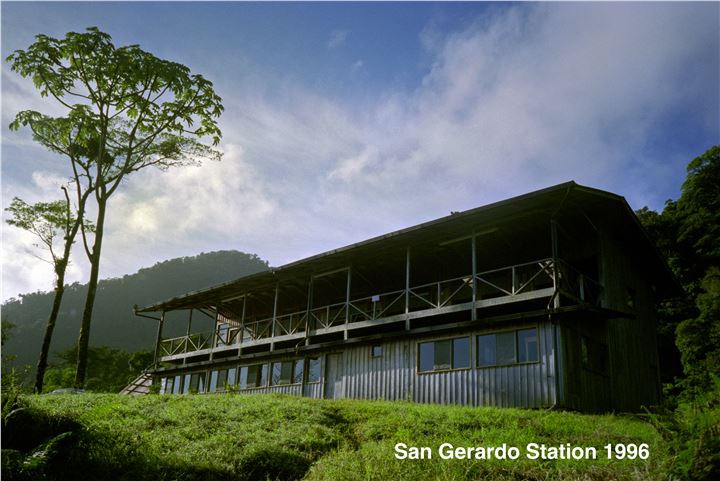 San Gerardo field station after construction funded by the Walker Foundation in 1996