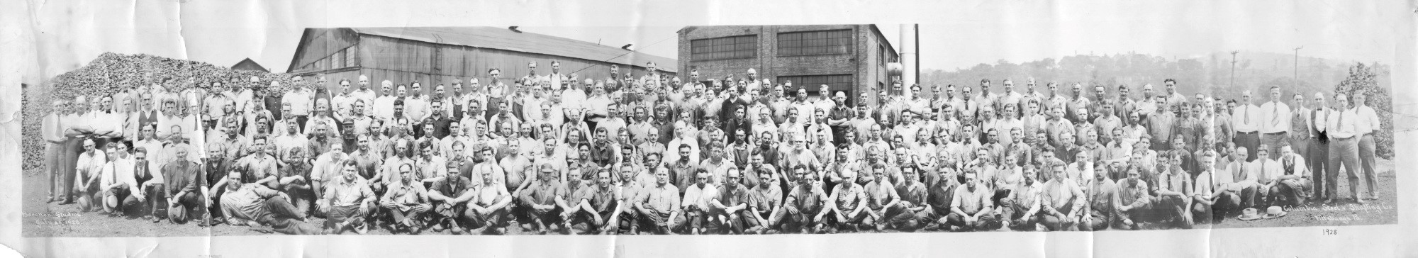 Employees of Columbia Steel and Shafting Company, July 1928